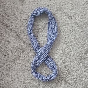 Blue Paisley Infinity Scarf